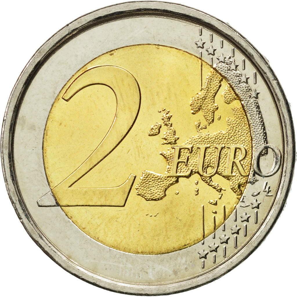 Hiszpania, 2 Euro, Grenade, 2011, Madrid, MS(63), Bimetaliczny, KM:1184