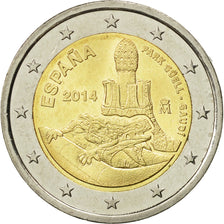 Spagna, 2 Euro, Parc Guell, 2014, SPL, Bi-metallico