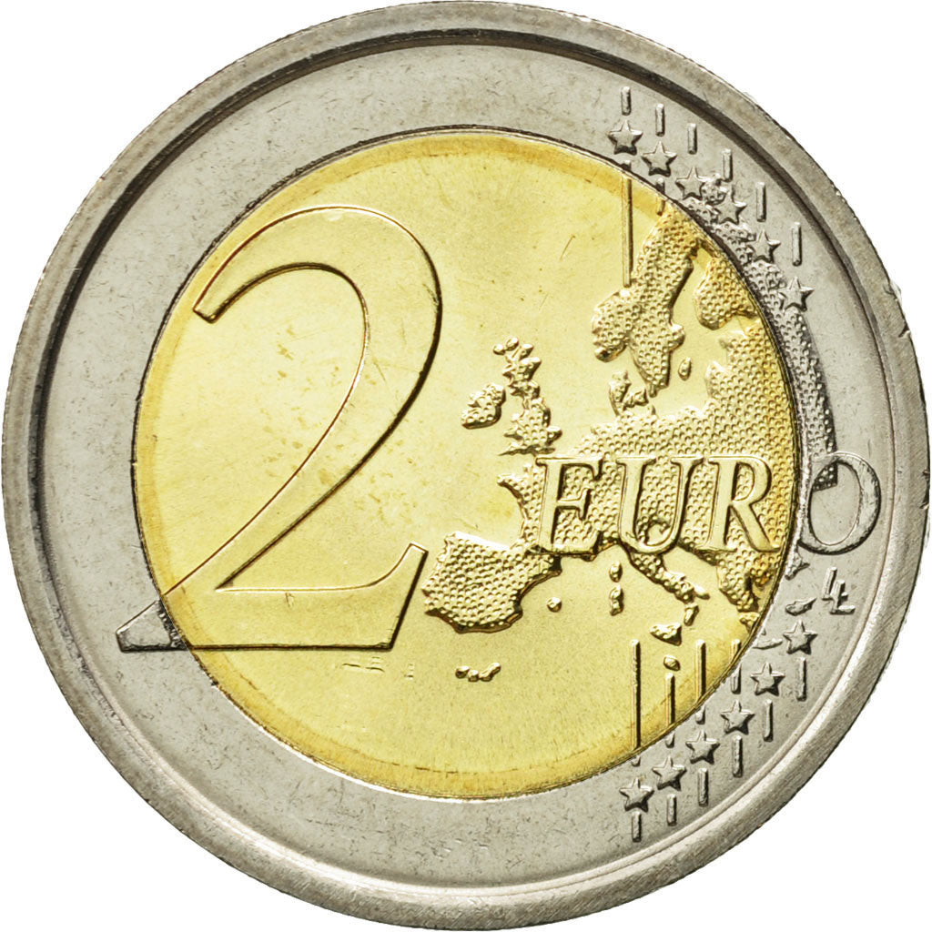 Italy, 2 Euro, Unification, 2011, MS(63), Bi-Metallic, KM:338