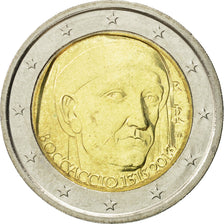 Italia, 2 Euro, Boccaccio, 2013, SC, Bimetálico