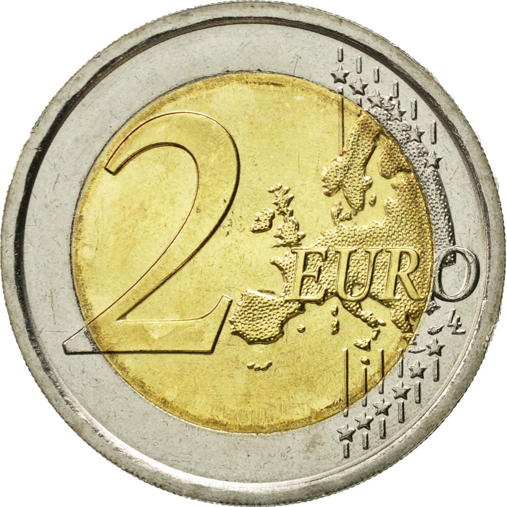 Italy, 2 Euro, Boccaccio, 2013, MS(63), Bi-Metallic