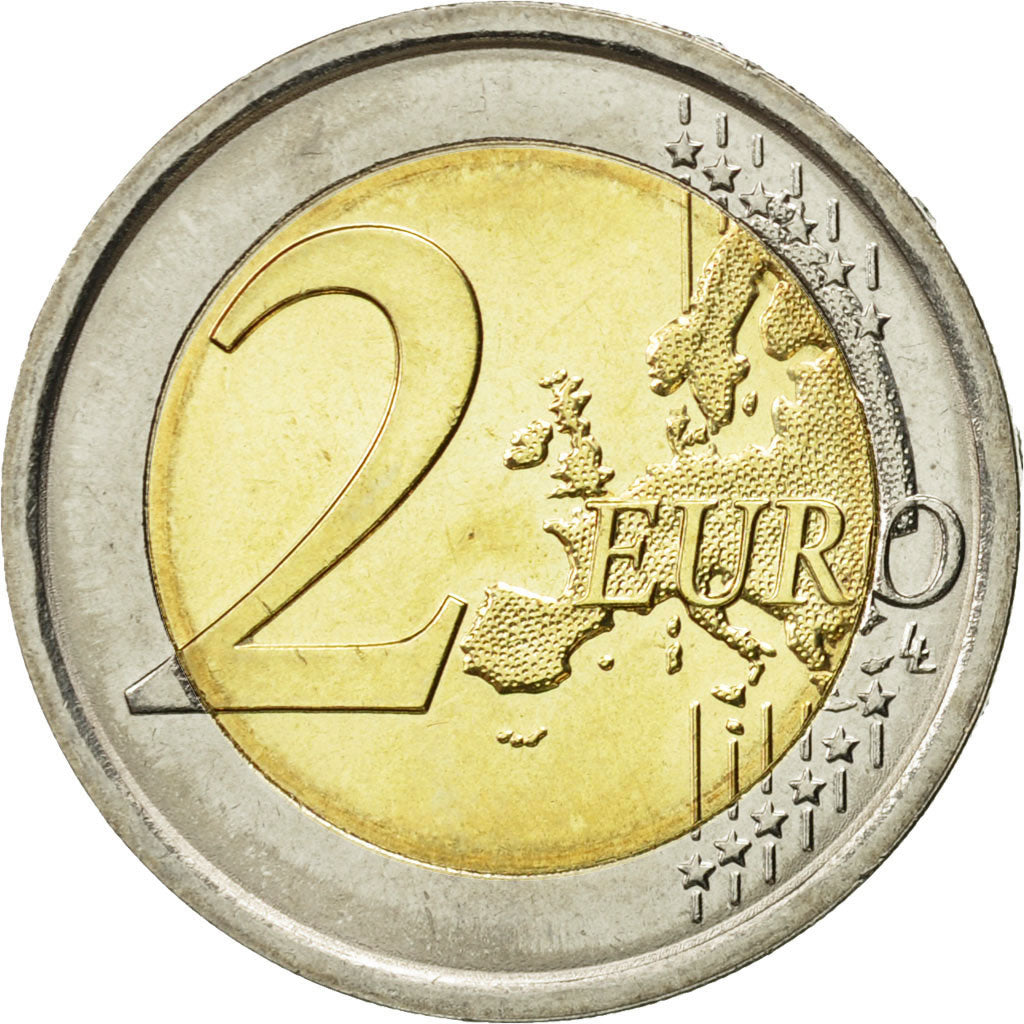 Italy, 2 Euro, Dante Alighieri, 2015, MS(63), Bi-Metallic