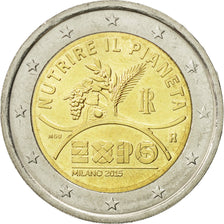 Italien, 2 Euro, Expo, 2015, UNZ, Bi-Metallic
