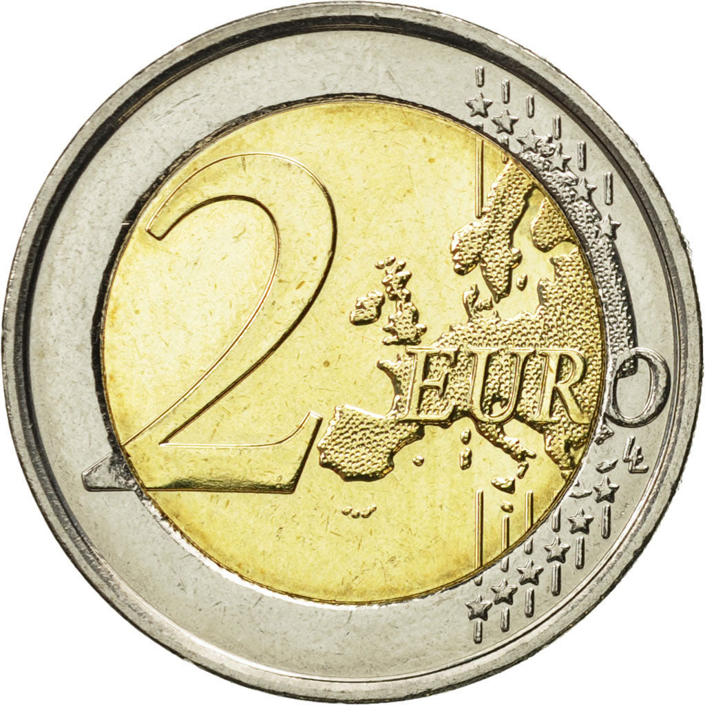 Belgium, 2 Euro, European Year for Development, 2015, MS(63), Bi-Metallic