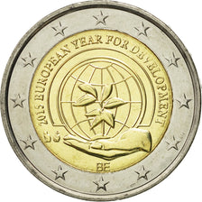Belgium, 2 Euro, European Year for Development, 2015, MS(63), Bi-Metallic