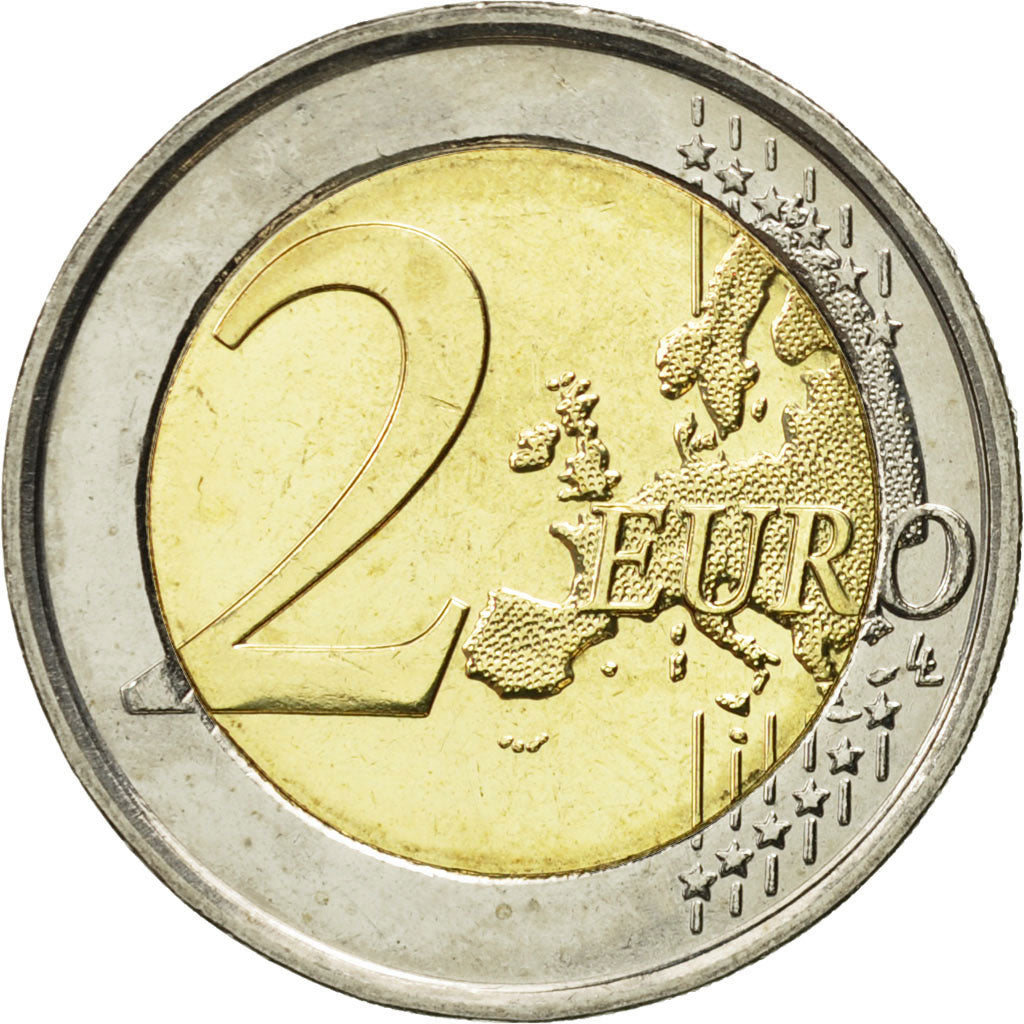 Belgium, 2 Euro, European Year for Development, 2015, MS(63), Bi-Metallic