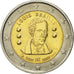 Belgium, 2 Euro, Louis Braille, 2009, MS(63), Bi-Metallic, KM:288
