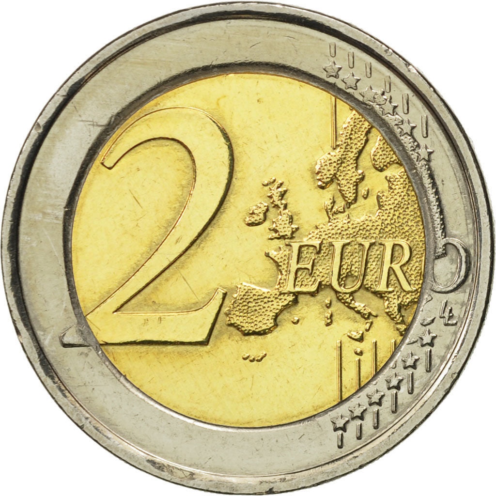 Belgium, 2 Euro, Louis Braille, 2009, MS(63), Bi-Metallic, KM:288
