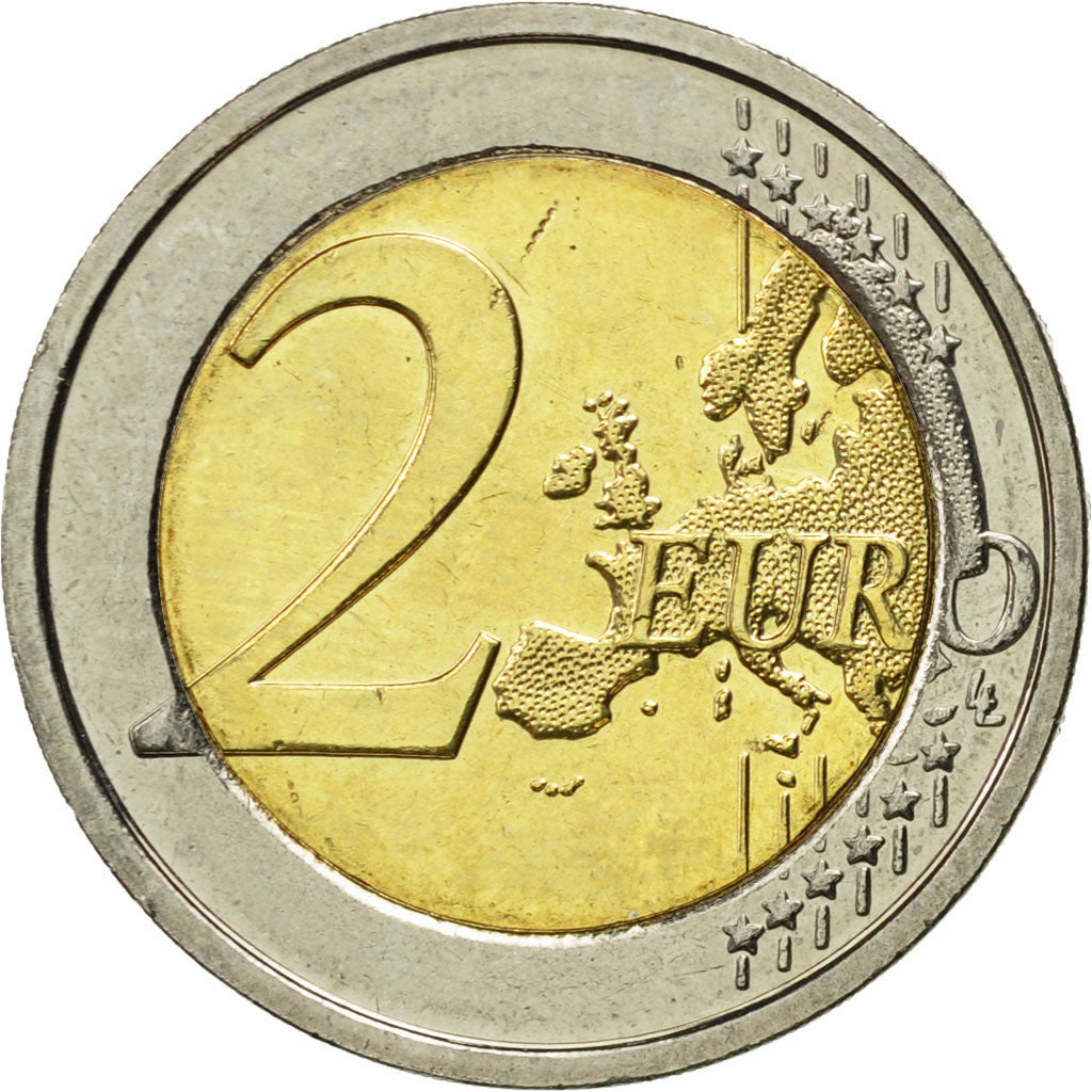 Belgium, 2 Euro, Queen Elisabeth, 2012, MS(63), Bi-Metallic