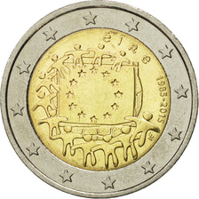 REPUBLIEK IERLAND, 2 Euro, Drapeau européen, 2015, UNC-, Bi-Metallic