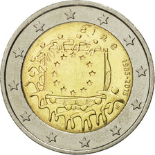 IRELAND REPUBLIC, 2 Euro, Drapeau européen, 2015, MS(63), Bi-Metallic