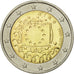 IRELAND REPUBLIC, 2 Euro, Drapeau européen, 2015, MS(63), Bi-Metallic