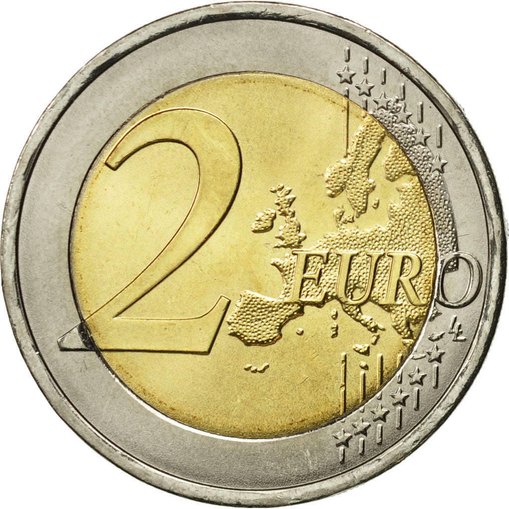 Portugal, 2 Euro, Croix Rouge, 2015, MS(63), Bi-Metallic