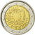 Finland, 2 Euro, Drapeau européen, 2015, MS(63), Bi-Metallic