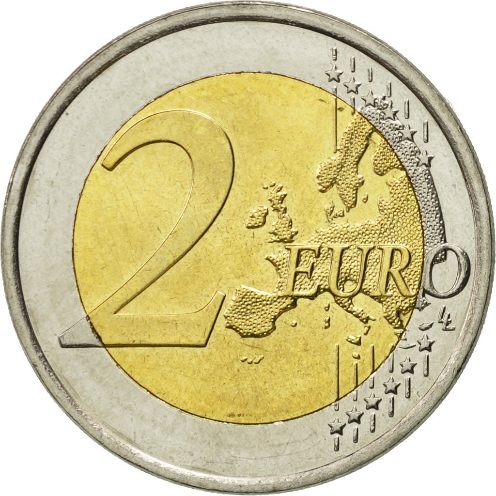 Finland, 2 Euro, Drapeau européen, 2015, MS(63), Bi-Metallic