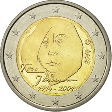 Finland, 2 Euro, Tove Jansson, 2014, PR, Bi-Metallic