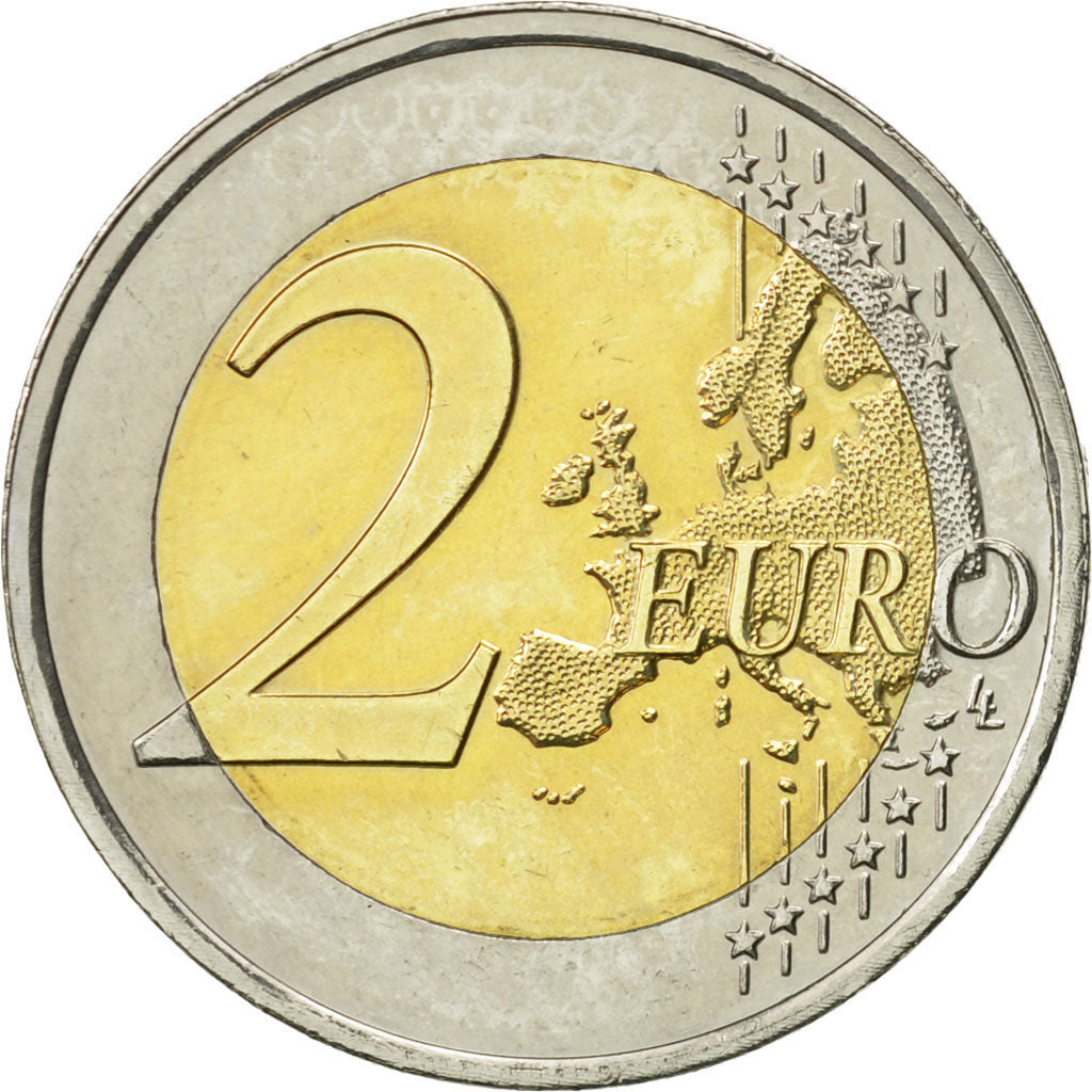 Holandia, 2 Euro, Royaume des Pays-Bas, 2013, Utrecht, MS(63), Bimetaliczny