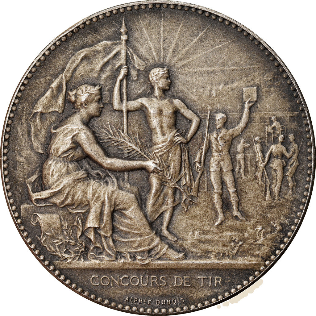 France, Medal, Concours de Tir, Sports & leisure, Alphée Dubois, MS(63), Silver