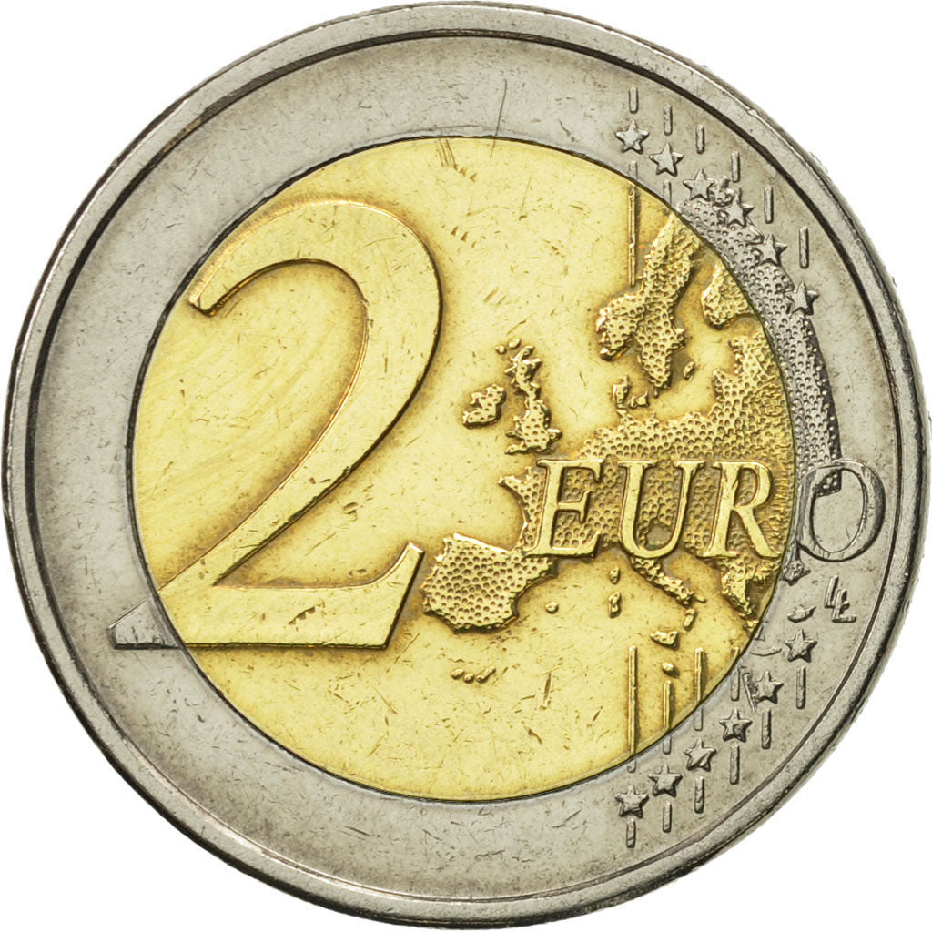 Cyprus, 2 Euro, 2008, AU(50-53), Bi-Metallic, KM:85