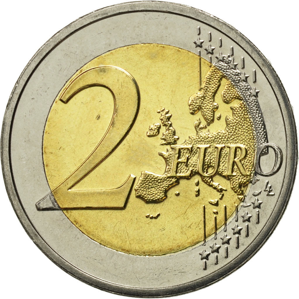 Luxembourg, 2 Euro, 175 Joer, 2014, MS(63), Bi-Metallic