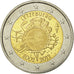 Luxembourg, 2 Euro, 10 ans de l'Euro, 2012, SPL, Bi-Metallic, KM:119