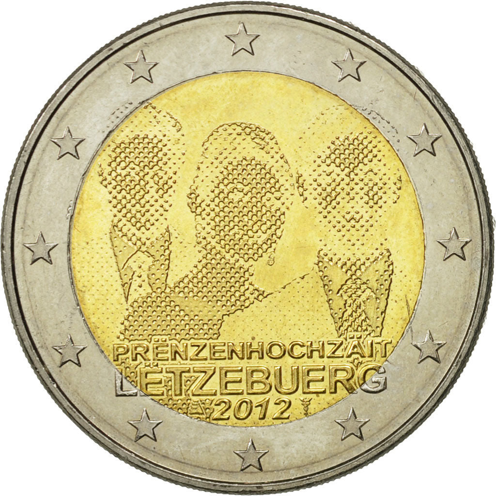 Luxembourg, 2 Euro, Mariage Princier, 2012, SPL, Bi-Metallic, KM:120