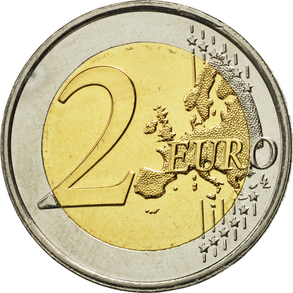 Luxembourg, 2 Euro, Grand-Duc Henri, 2010, MS(63), Bi-Metallic, KM:115