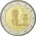 Luxembourg, 2 Euro, Grand-Duc Henri, 2015, MS(63), Bi-Metallic