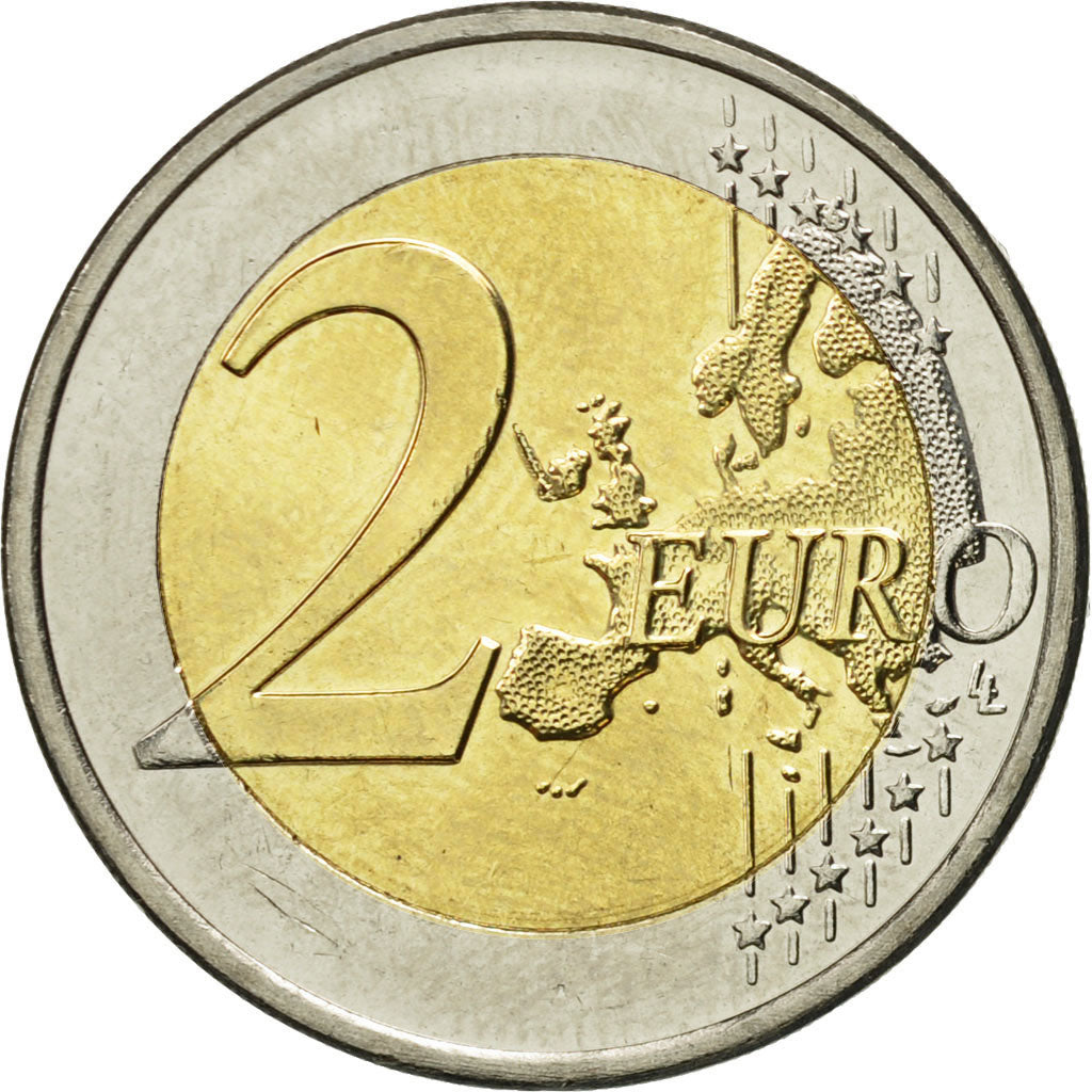 Luxembourg, 2 Euro, Grand-Duc Henri, 2015, MS(63), Bi-Metallic