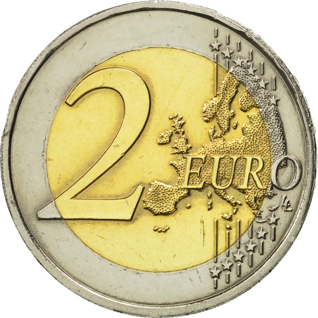 Luxembourg, 2 Euro, Colmar-Berg, 2008, MS(63), Bi-Metallic, KM:96