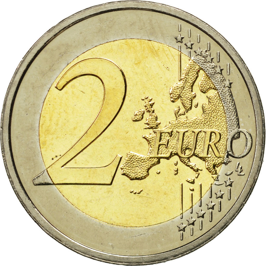 Luxembourg, 2 Euro, Grande-Duchesse Charlotte, 2009, MS(63), Bi-Metallic, KM:106