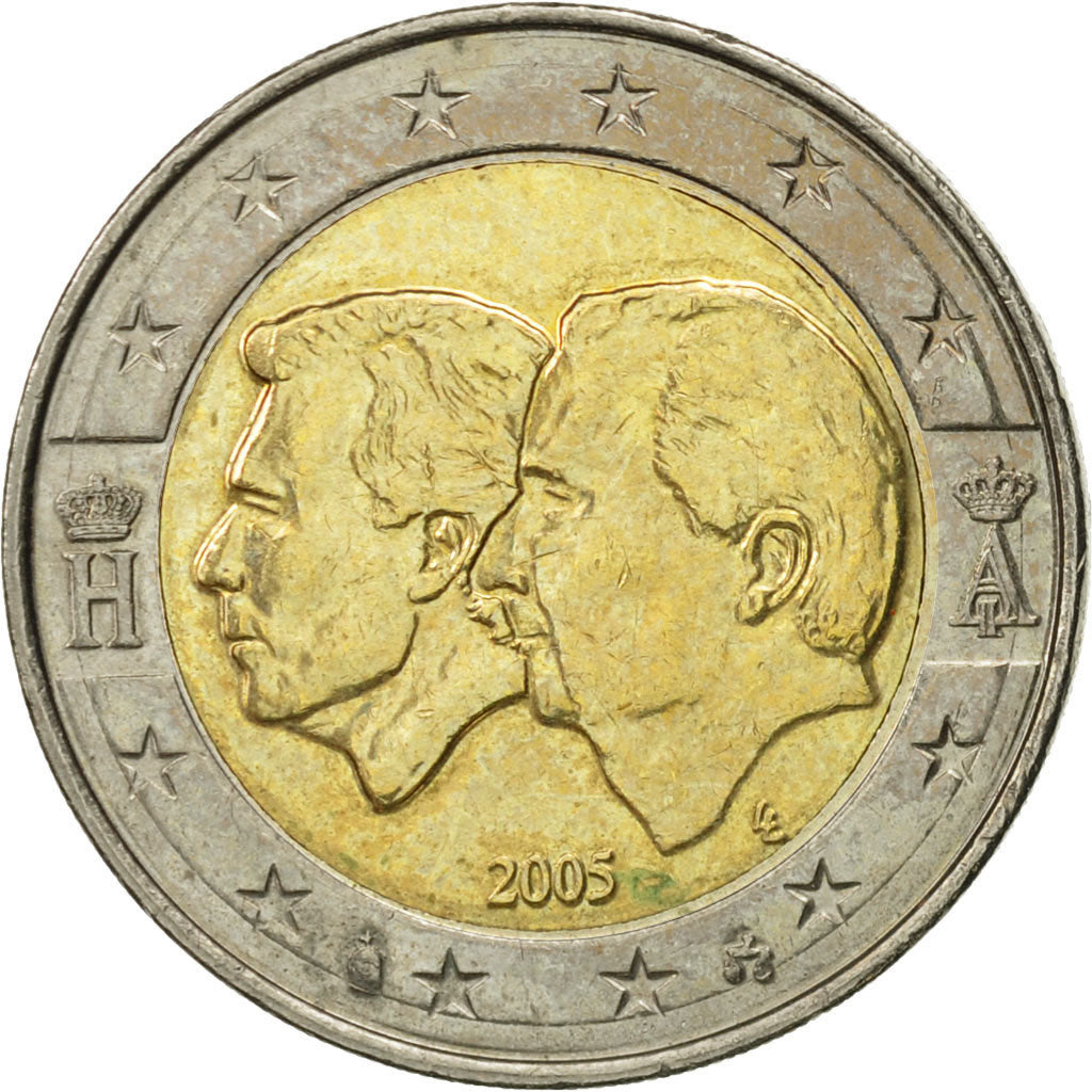 Belgium, 2 Euro, Union B-L, 2005, MS(63), Bi-Metallic, KM:240