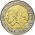 Belgium, 2 Euro, Union B-L, 2005, MS(63), Bi-Metallic, KM:240