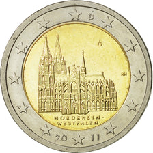 République fédérale allemande, 2 Euro, Rhéanie-du-Nord-Westphalie, 2011