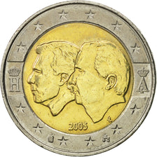 Bélgica, 2 Euro, Union B-L, 2005, SC, Bimetálico, KM:240