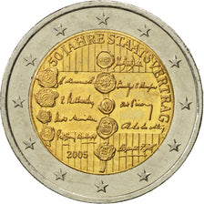 Austria, 2 Euro, Traité, 2005, SC, Bimetálico, KM:3124