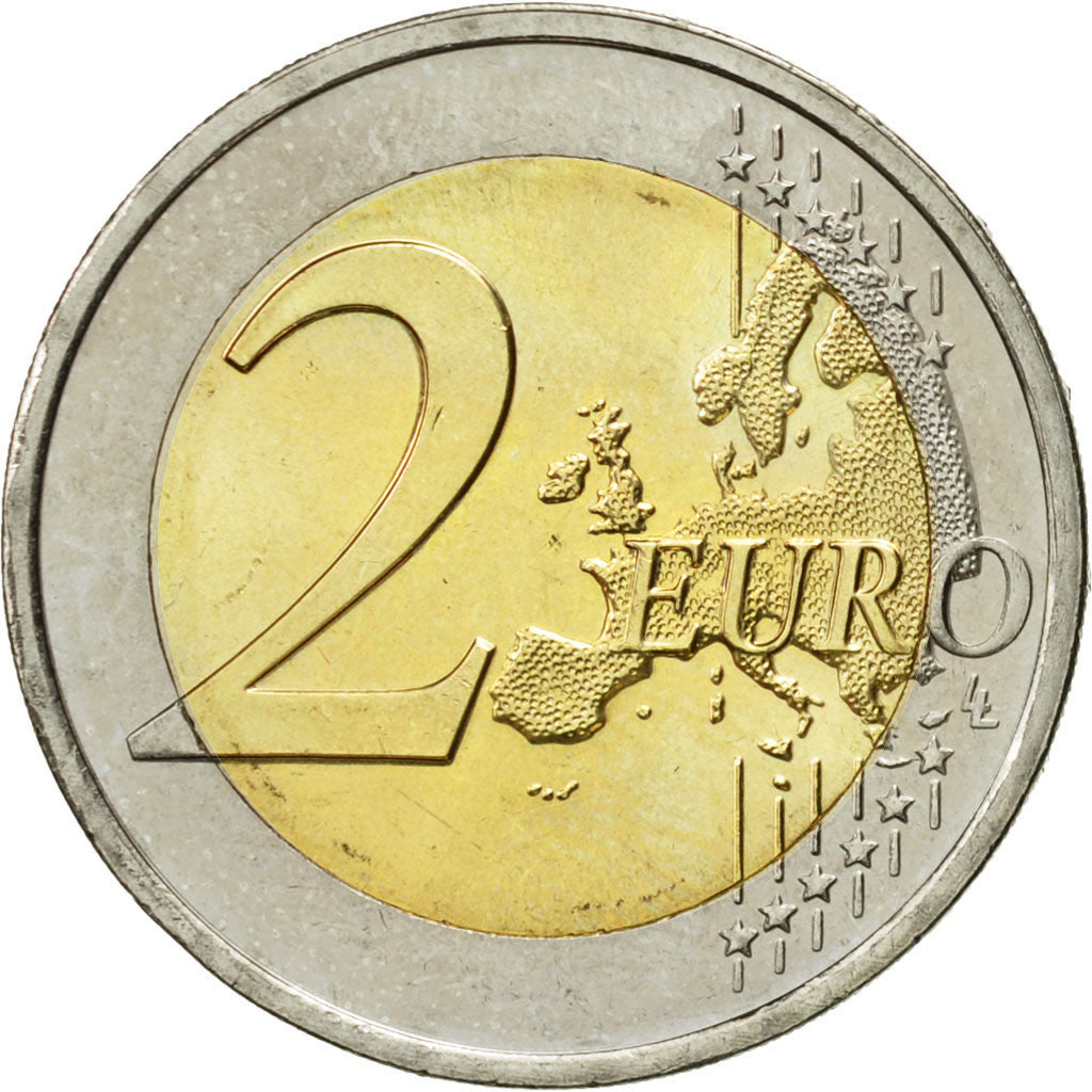 Malta, 2 Euro, 200 years, 2014, UNZ, Bi-Metallic