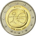 Malta, 2 Euro, 10 Jahre Euro, 2009, MS(63), Bi-Metallic, KM:134