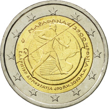 Greece, 2 Euro, Marathon, 2010, MS(63), Bi-Metallic