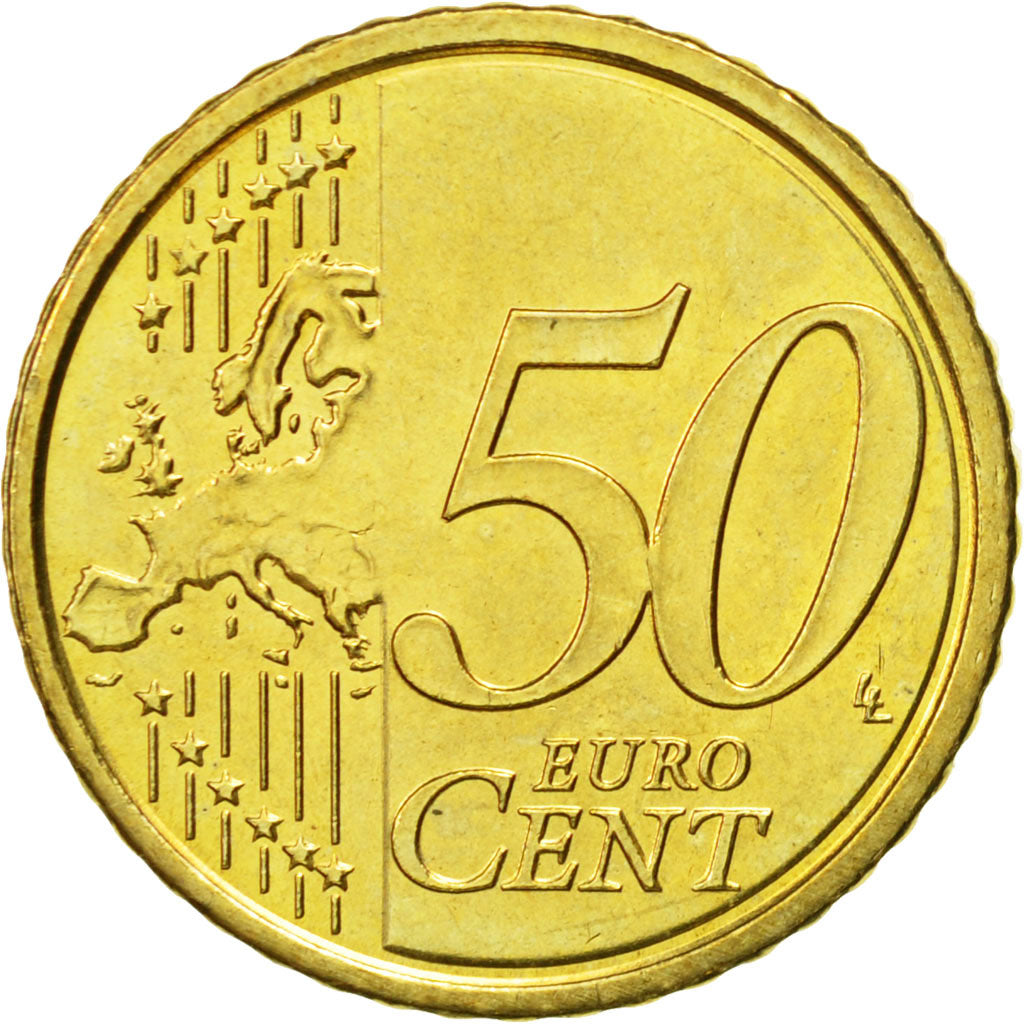 VATICAN CITY, 50 Euro Cent, 2014, MS(63), Brass
