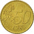 IRELAND REPUBLIC, 50 Euro Cent, 2005, EF(40-45), Brass, KM:37