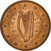 REPÚBLICA DE IRLANDA, 5 Euro Cent, 2004, MBC, Cobre chapado en acero, KM:34
