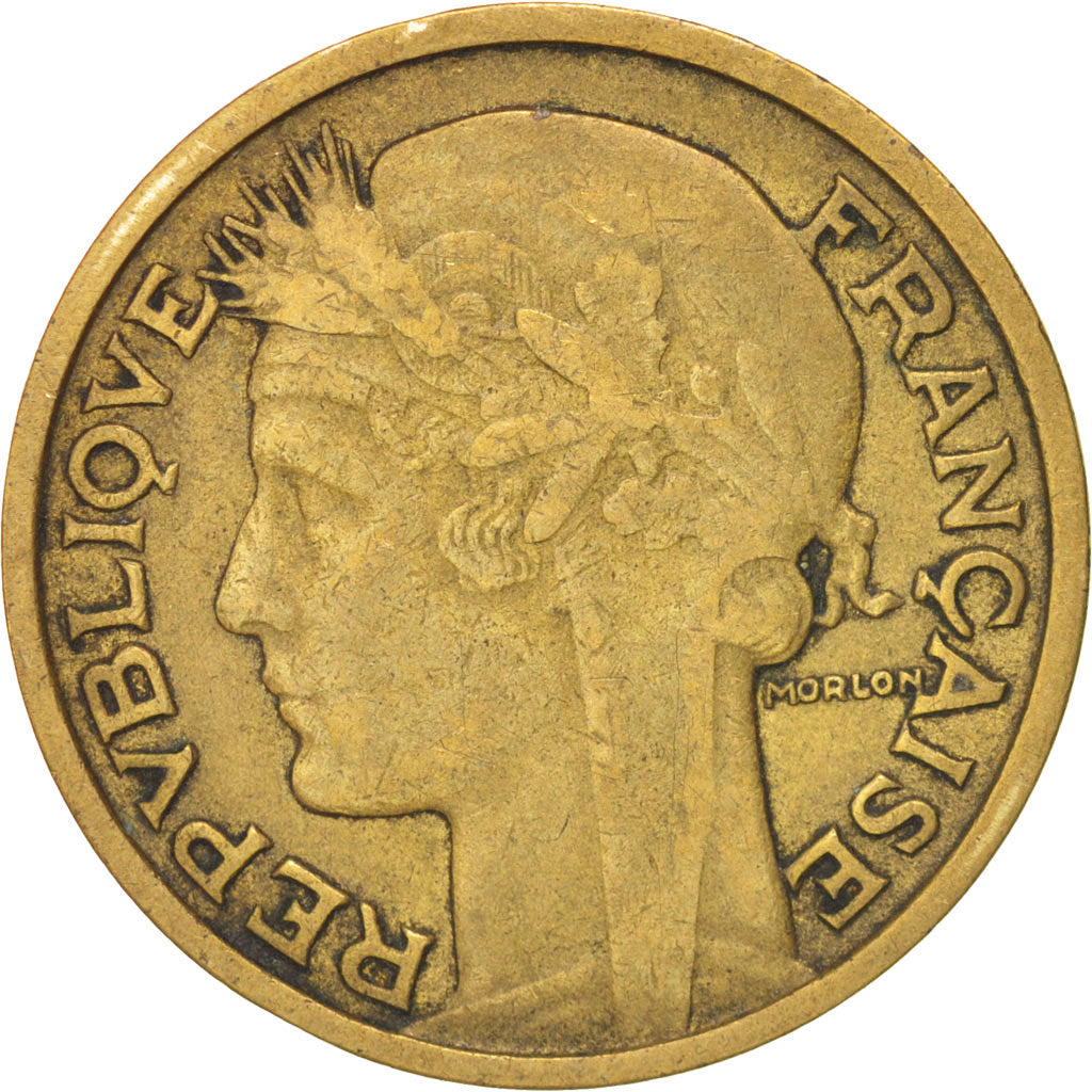 France, Morlon, 2 Francs, 1933, Paris, KM:886