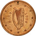 REPÚBLICA DE IRLANDA, 2 Euro Cent, 2006, MBC, Cobre chapado en acero, KM:33