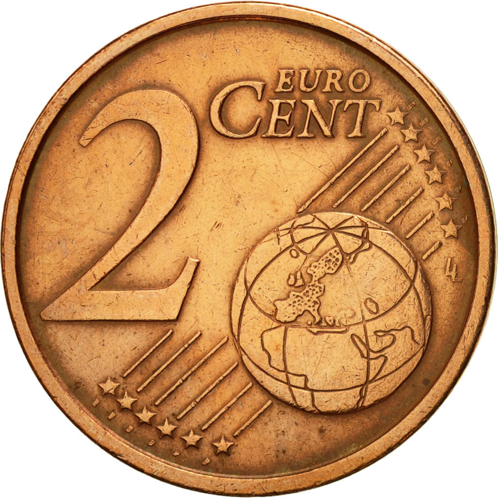 Italy, 2 Euro Cent, 2002, MS(60-62), Copper Plated Steel, KM:211
