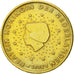 Netherlands, 50 Euro Cent, 2002, EF(40-45), Brass, KM:239
