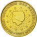 Netherlands, 50 Euro Cent, 2002, EF(40-45), Brass, KM:239
