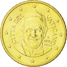 CITTÀ DEL VATICANO, 50 Euro Cent, 2014, SPL, Ottone