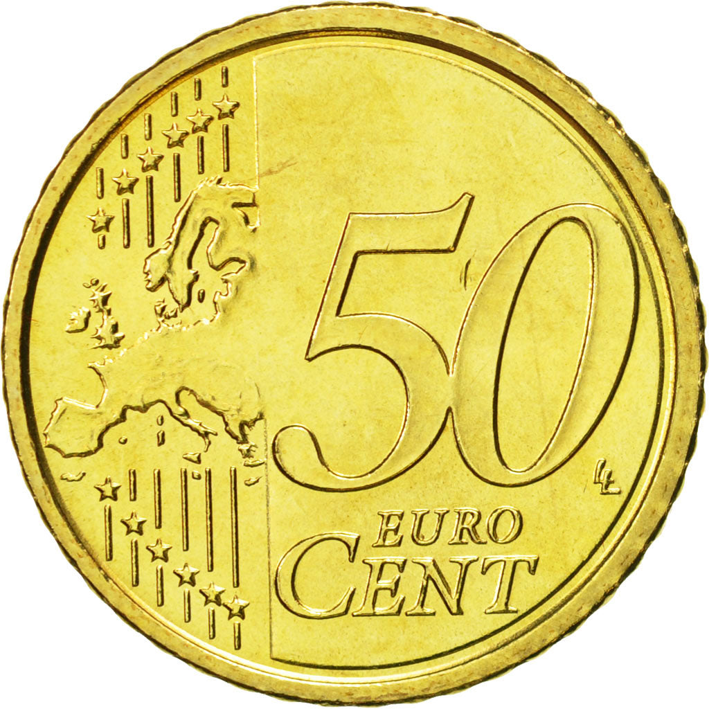 VATICAN CITY, 50 Euro Cent, 2014, MS(63), Brass