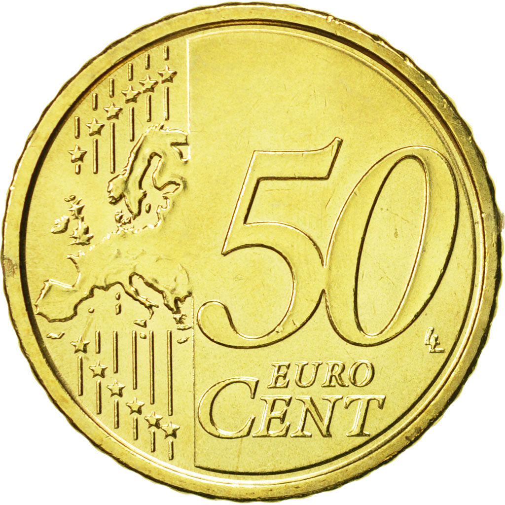 VATICAN CITY, 50 Euro Cent, 2011, MS(63), Brass, KM:387